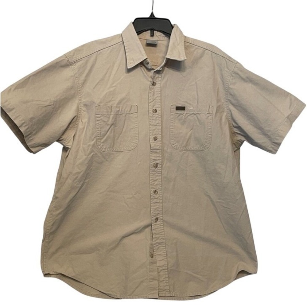Carhartt Mens Work Shirt Size L *READ Description*‎
